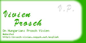 vivien prosch business card